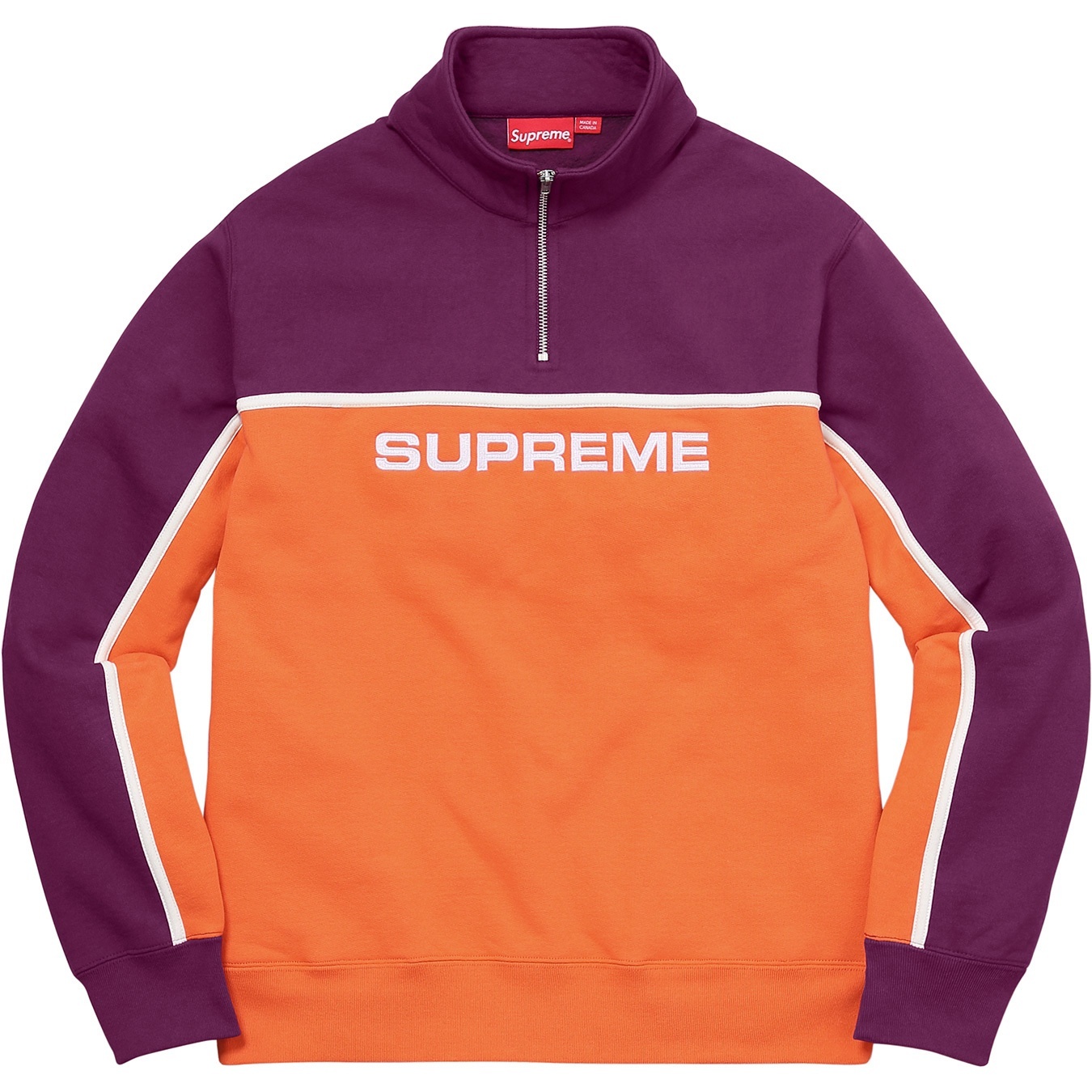 2-Tone Half Zip Sweatshirt view 3